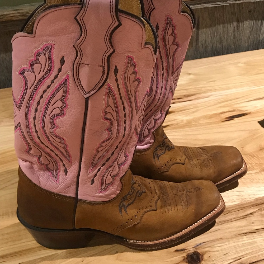 Justin PUNCHY boots Size 8